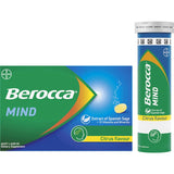 Effervescent citrus tablet blend for cognitive health, featuring Spanish Sage and 12 key vitamins for mental clarity.