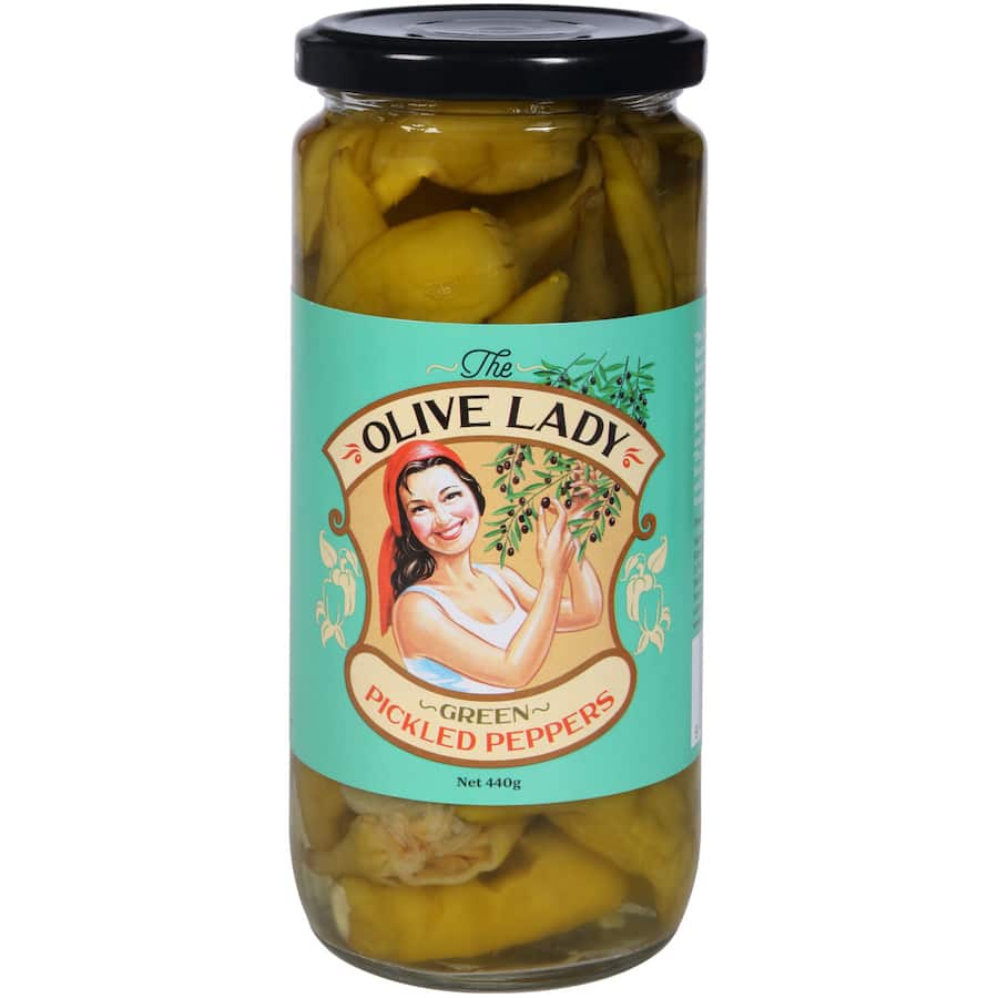 The Olive Lady Pickled Peppers Green