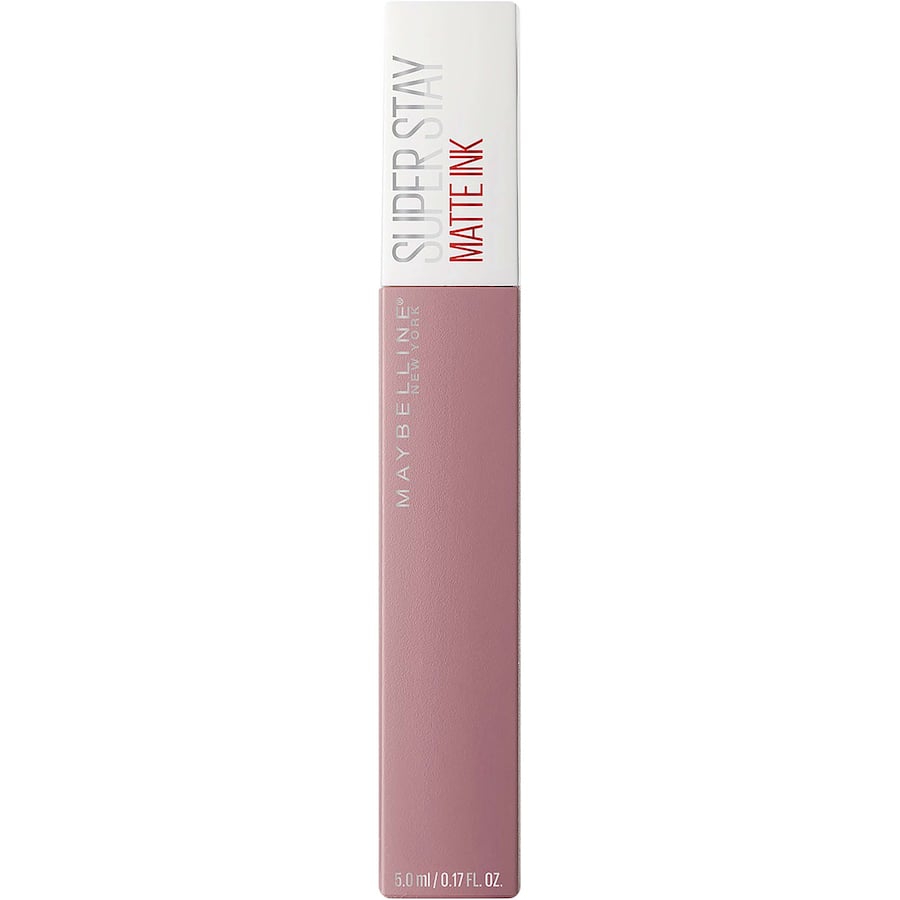 Maybelline Superstay Lipstick Matte Ink in shade 10 Dreamer, a long-lasting soft nude pink liquid lipstick with precise applicator.