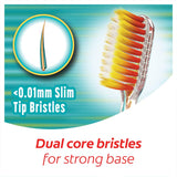 Colgate Slim Soft Advanced Toothbrush Value Pack featuring ultra soft bristles for deep cleaning and healthier gums.