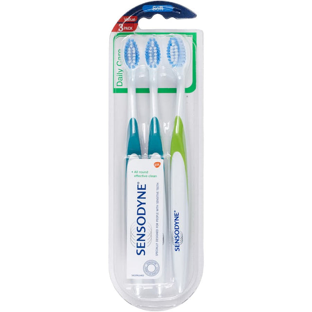 Soft toothbrush with round-ended bristles for sensitive teeth, featuring a dome-shaped head for gentle cleaning and gum protection.