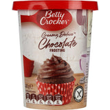 Betty Crocker Icing Chocolate: creamy, ready-to-spread icing ideal for cakes, cupcakes, and cookies. Perfect for busy bakers!