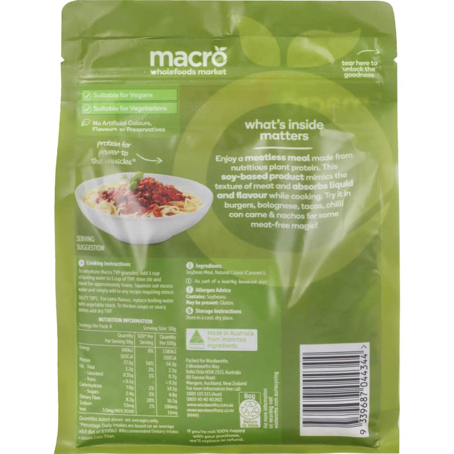 Macro Textured Vegetable Protein