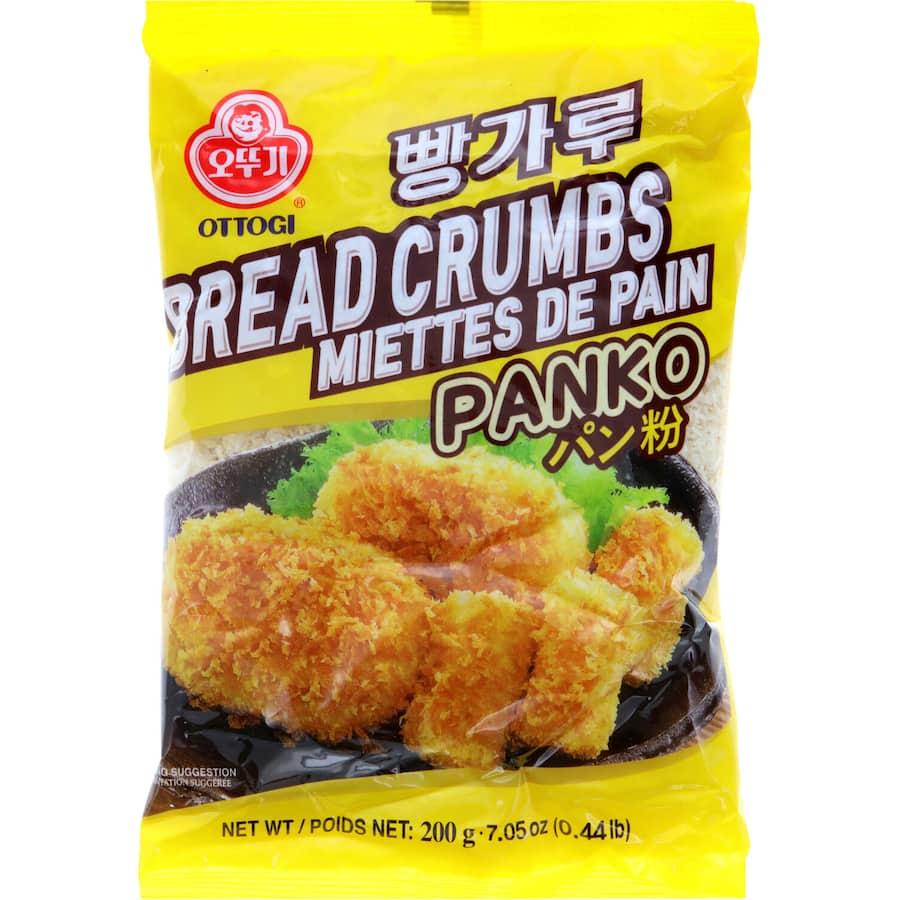 Crispy Ottogi Asian Panko Bread Crumbs for frying, baking, and topping, perfect for enhancing flavor and texture.