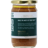 Crunchy Fix & Fogg Almond Butter made with dry-roasted almonds and sea salt, perfect for healthy spreads and snacks.