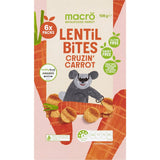 Crunchy Macro Lentil Bites infused with carrot, packed with protein and fiber for a nutritious, kid-friendly snack.