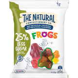 Chewy jelly frogs with vibrant fruit flavors, 25% less sugar for a guilt-free treat from The Natural Confectionery Co.