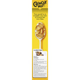 A box of Kellogg's Crunchy Nut Cornflakes with golden flakes, peanut pieces, and honey, perfect for breakfast or snacks.