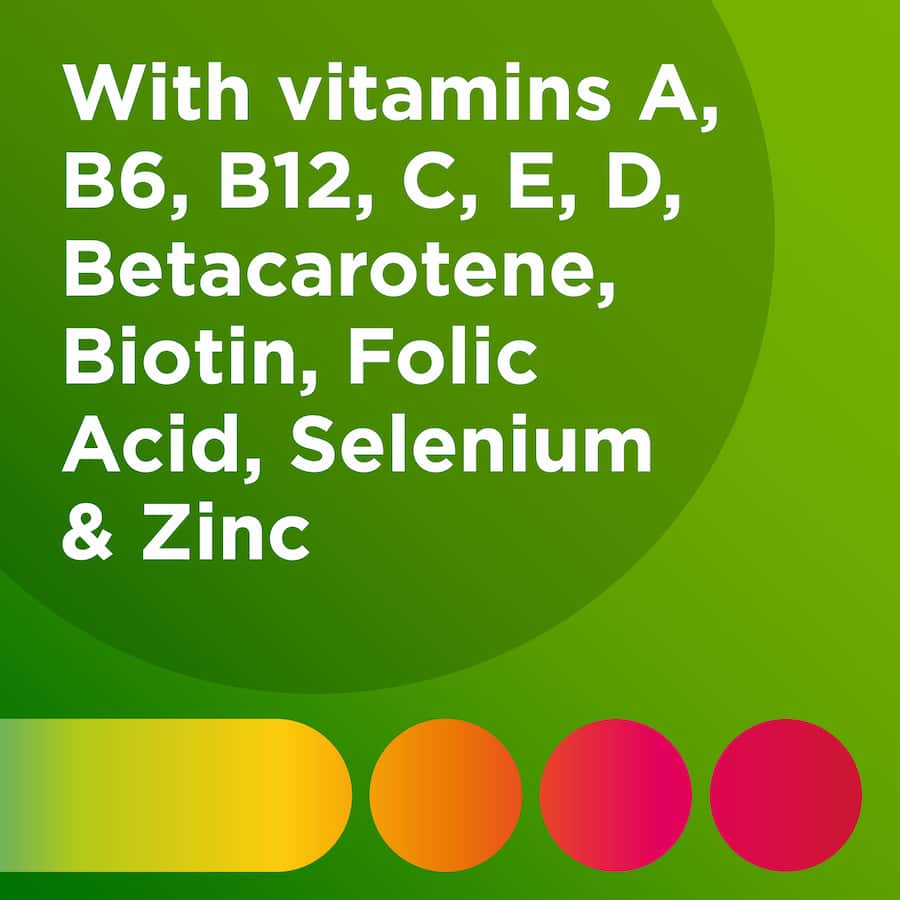 Centrum Advance 50+ multivitamins for seniors, supporting energy, eye health, immunity, and heart health in one daily tablet.