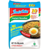 Indomie Mi Goreng BBQ Chicken Instant Noodles multi-pack, quick 3-minute meal bursting with savory flavor.