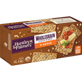 Crisp wholegrain crackers made with 8 ancient grains, offering a nutritious and tasty snack option.