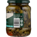 Delmaine Gherkins Baby are crunchy, tangy cornichons perfect for snacking or enhancing gourmet dishes and cocktails.