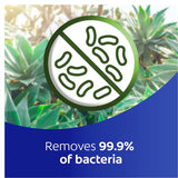Protex Antibacterial Bar Soap with Aloe Extract Value Pack, offers 99% bacteria elimination and soothing care for sensitive skin.