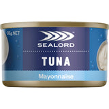Sealord Sensations Tuna in Mayonnaise, featuring premium tuna in creamy mayo, ideal for sandwiches, salads, or snacks.