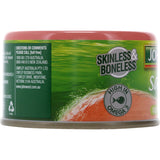 Smoked flavor tuna in a can, rich in omega-3, perfect for sandwiches, salads, or direct consumption.