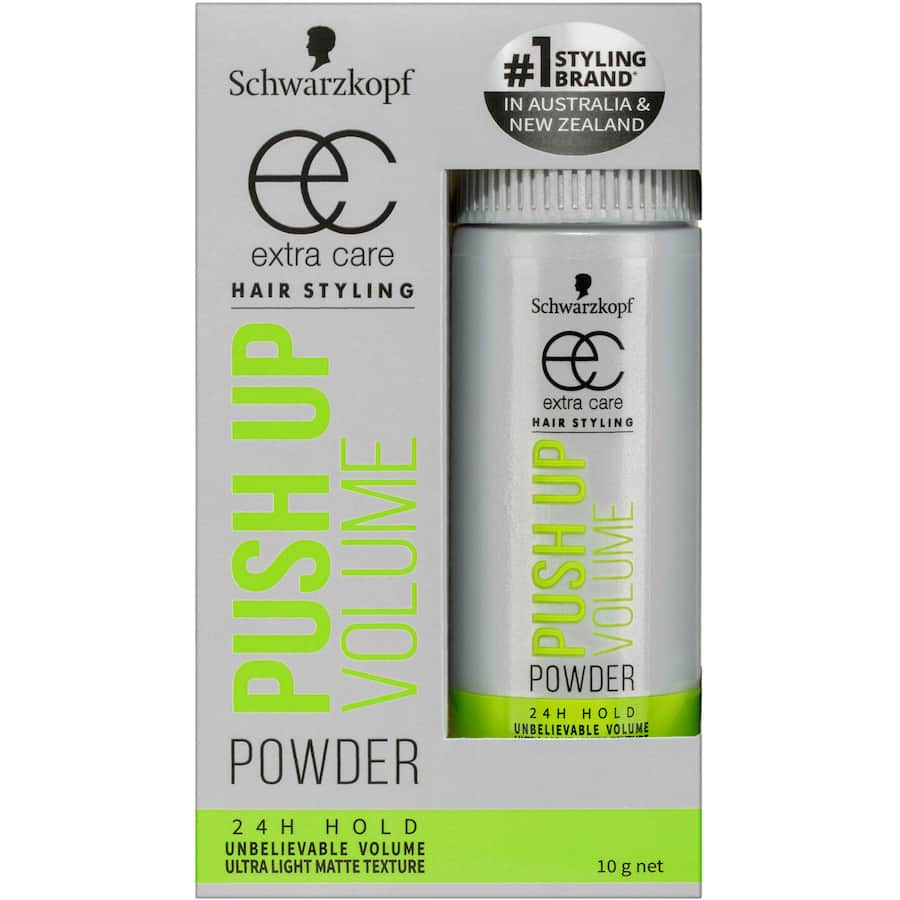 Lightweight hair styling powder for instant volume and texture, perfect for fine hair; enhances fullness without heaviness.