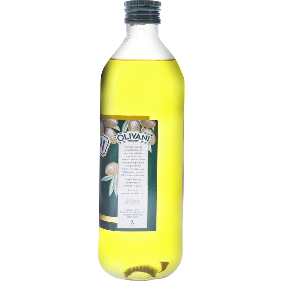 Premium cold-pressed Olivani Olive Oil Pure, ideal for enhancing dishes with rich flavor and health benefits.