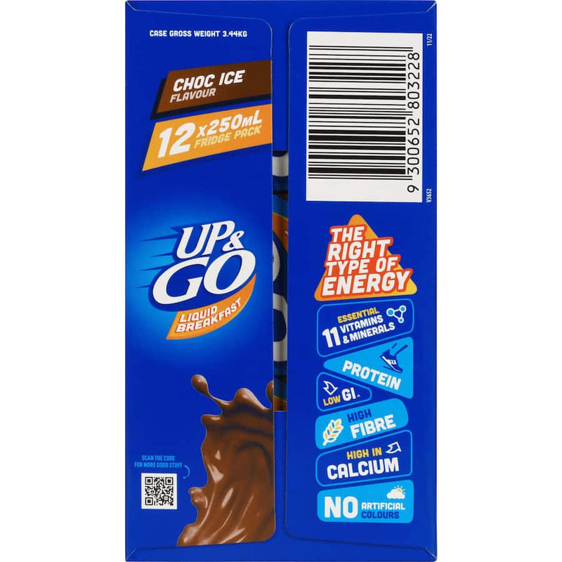 Sanitarium Up & Go Liquid Breakfast Chocolate Fridge Pk