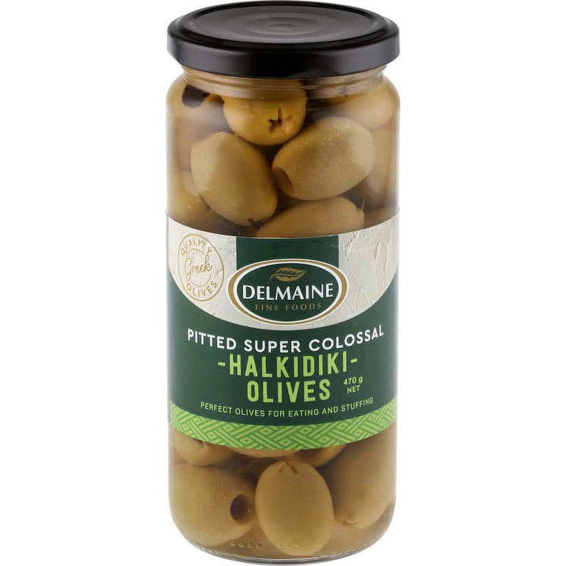 Delmaine Olives Green Pitted