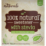 Naturals Stevia Sticks, a low-calorie sugar substitute for sweetening drinks and dishes with natural stevia.