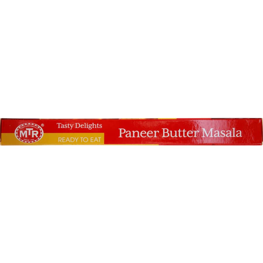 Mtr Indian Paneer Butter Masala: creamy paneer in spiced tomato sauce, ideal for quick meals or gatherings.