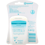 Compeed Cold Sore Patch: invisible hydrocolloid patches promoting fast healing and pain relief for cold sores.