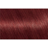 Garnier Nutrisse Fiery Red 6.60 hair color, offering vibrant, nourishing color with 100% grey coverage and enriched with oils.