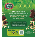 Wholesome Mother Earth Oaty Slices Oat Bars with chocolate chips, high in fiber, perfect for a nutritious on-the-go snack.