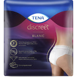 Discreet TENA Women's continence pants offer stylish, comfortable protection against moderate bladder weakness.