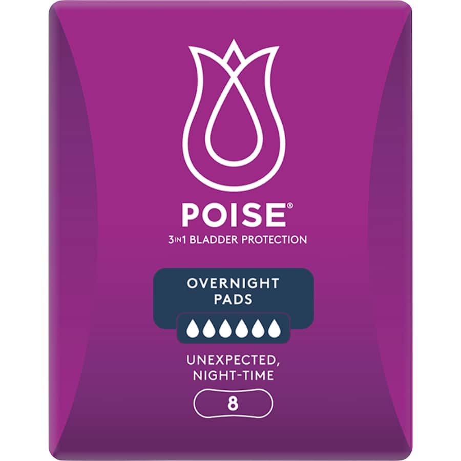 Poise Pads Overnight