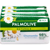 Gentle Palmolive Naturals Bar Soap with chamomile, enriched with natural ingredients for soothing, moisturizing skincare.