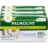 Palmolive Naturals Bar Soap with Chamomile, 98% natural ingredients for gentle cleansing and soothing fragrance.
