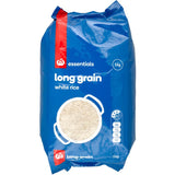 Essentials Long Grain Rice  Bag 5kg