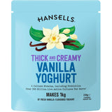 Thick & creamy vanilla yoghurt base, just add water; 1kg batch, probiotic-rich with no artificial ingredients.