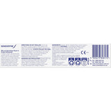 Sensodyne Repair and Protect Whitening toothpaste for sensitive teeth, featuring NovaMin for sensitivity relief and whitening.