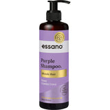 Essano Shampoo Blonde bottle showcasing salon-quality, natural formulation for vibrant, healthy blonde hair.