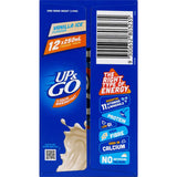 Sanitarium Up & Go Liquid Breakfast Vanilla Ice Fridge Pack: nutritious, low GI breakfast option with 10 vitamins and minerals.