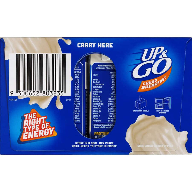 Sanitarium Up & Go Liquid Breakfast Vanilla Ice Fridge Pack