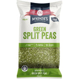 Mckenzie's Split Peas Green: premium, nutrient-rich legumes ideal for soups, stews, and curries.