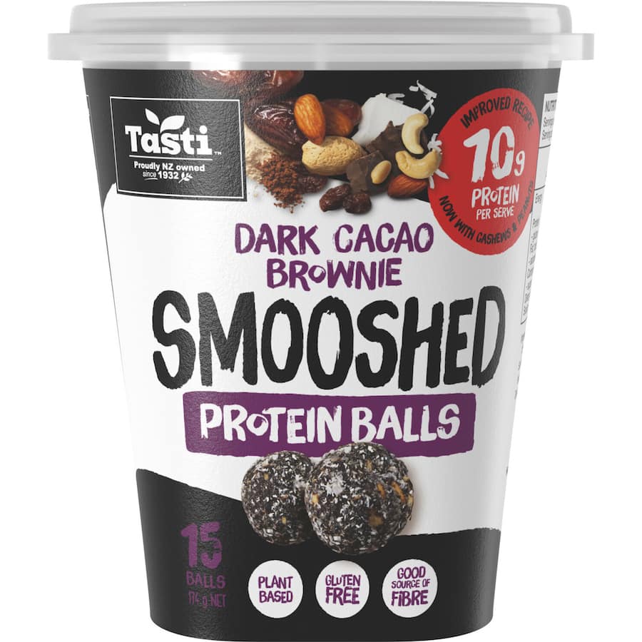 Tasti Smooshed Snack Balls Dark Cacao