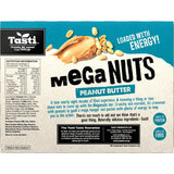 Tasti Mega Nuts Nut Bars with Peanut Butter, 6-pack of protein-rich, crunchy nut snacks perfect for on-the-go energy.