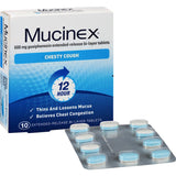 Mucinex Chesty Cough Fast Effective Tablets 10pack