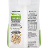 Hubbards Simply Mega Muesli featuring wholesome grains, fruits, and nuts, ideal for a nutritious breakfast or homemade treats.