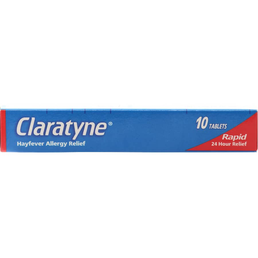 Claratyne Hayfever & Allergy Relief Antihistamine for quick, non-drowsy relief from sneezing and itchy eyes for 10 days.