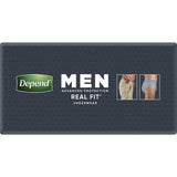 Depend Real Fit Underwear Mens Continence Pants Medium 8pack