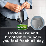 Depend Real Fit Underwear Mens Continence Pants Medium 8pack