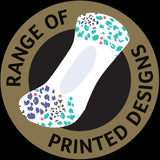 U By Kotex Designs Panty Liners with vibrant prints, absorbent core, and double protective channels for reliable everyday coverage.