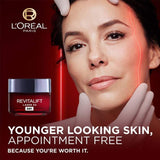 L'Oréal Revitalift Anti-Ageing Cream Laser X3 for women 40+, reduces wrinkles, firms skin, and re-densifies contours.