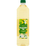 Woolworths Vegetable Oil: versatile cooking oil made from 95% canola and 5% sunflower, ideal for frying, baking, and sautéing.