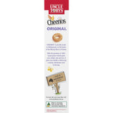 Uncle Toby's Cheerios Cereal features crunchy wholegrains, packed with fiber, vitamins, and no artificial flavors for a nutritious breakfast.